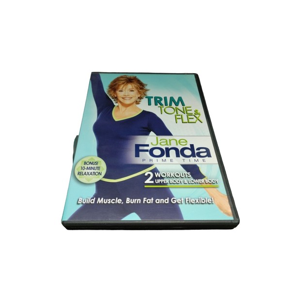 Jane Fonda Prime Time: Trim, Tone & Flex - DVD By Jane Fonda - VERY GOOD - Picture 4 of 5